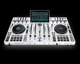 Denon Prime 4+ Standalone 4 Deck DJ Controller, Limited Edition White Finish